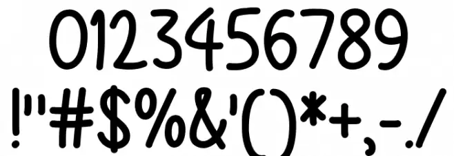 Air Balloon Font OTHER CHARS