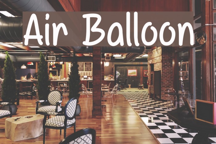 Air Balloon Example 2