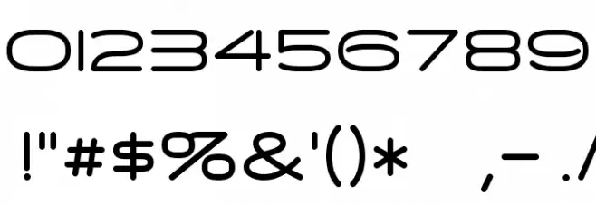 Air Conditioner Font Alte caractere