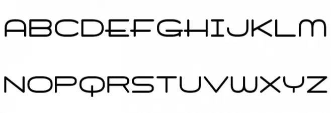 Air Conditioner Schriftart Groß