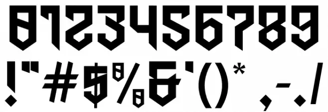 Air Flight Font OTHER CHARS