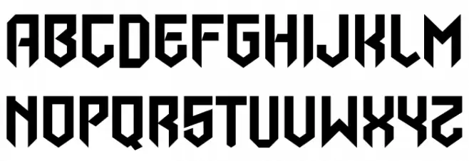 Air Flight Schriftart Groß