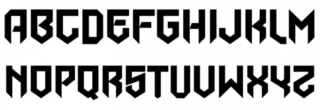 Air Flight Font LOWERCASE
