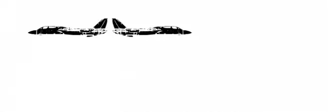 Air Force フォント その他の文字