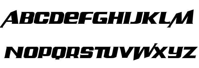 Air Millhouse Italic Caratteri MAIUSCOLE