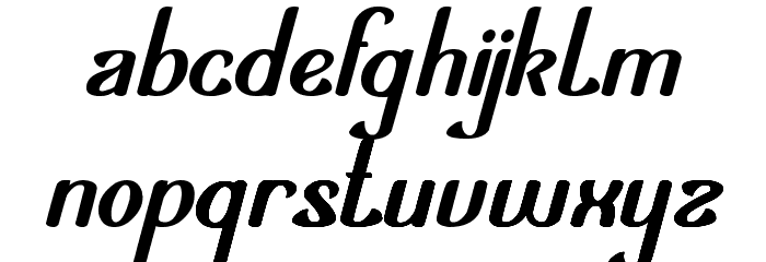 Air Planet Font LOWERCASE