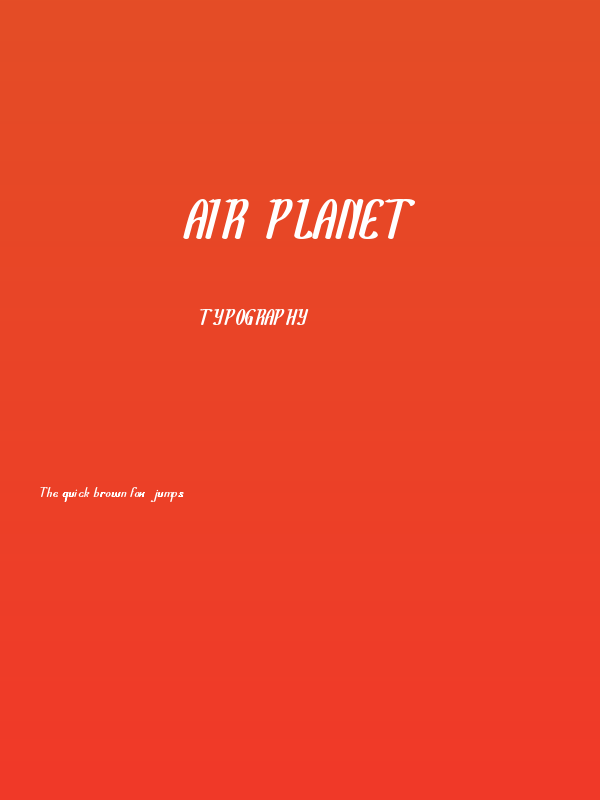 Air Planet Poster