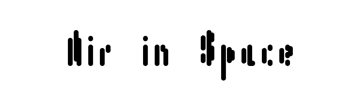 Air in Space  フリーフォントのダウンロード