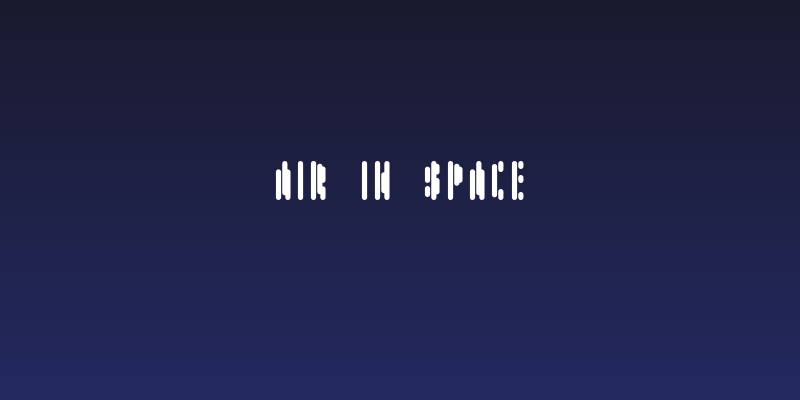 Air in Space Social Header
