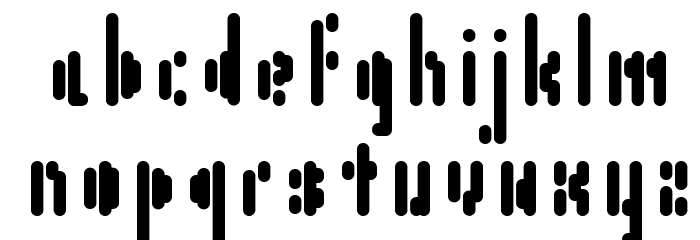 Air in Space Font LOWERCASE