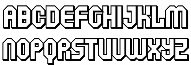 Air Font UPPERCASE