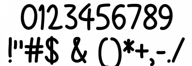 AirBalloon Font OTHER CHARS