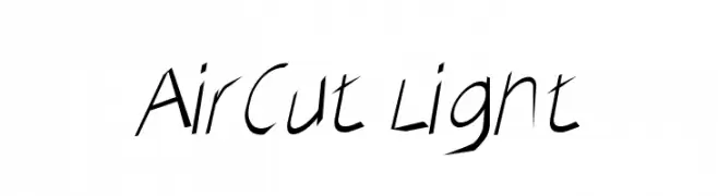 AirCut Light  les polices de caractères gratuit tlcharger