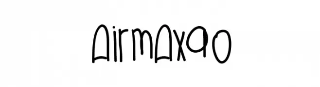 AirMax90  Fuentes Gratis Descargar