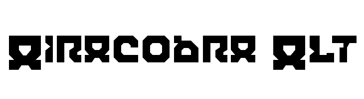 Airacobra Alt फ़ॉन्ट