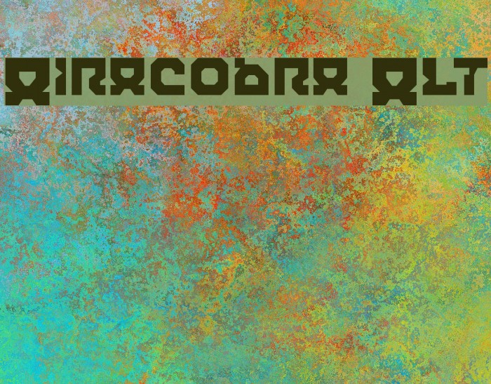Airacobra Alt फ़ॉन्ट examples