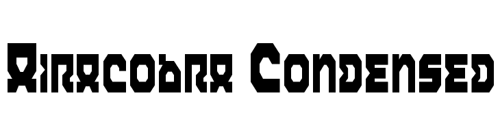 Airacobra Condensed फ़ॉन्ट
