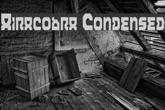 Airacobra Condensed Font examples