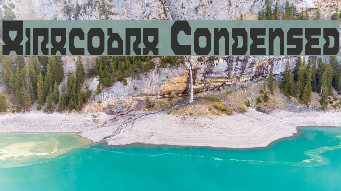 Airacobra Condensed Font examples