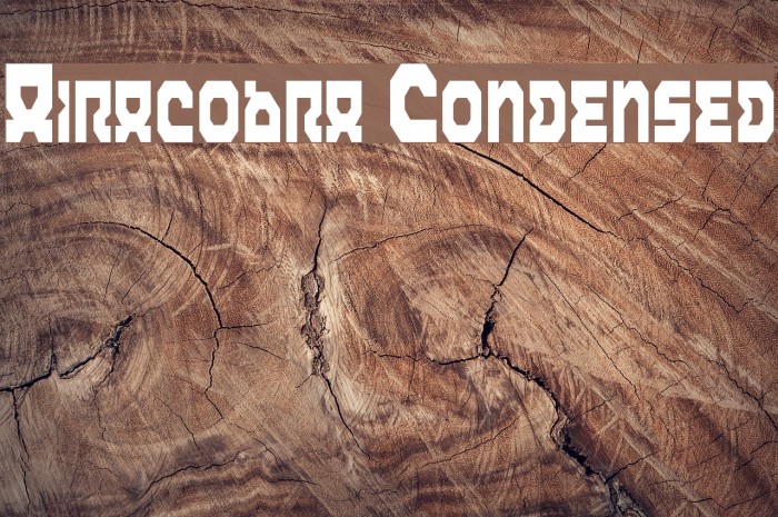 Airacobra Condensed Font examples