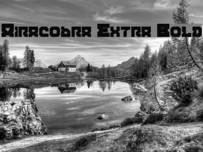 Airacobra Extra Bold Font examples