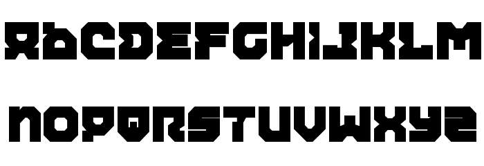 Airacobra Extra Bold Font LOWERCASE
