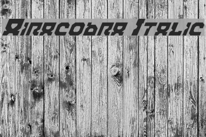 Airacobra Italic Fuentes examples