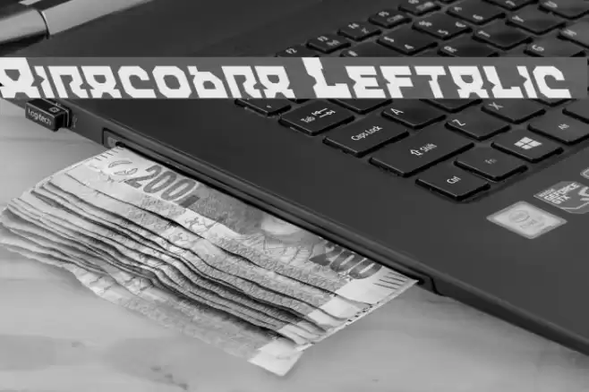 Airacobra Leftalic Font examples