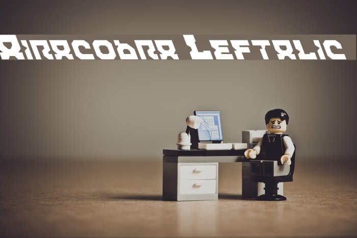 Airacobra Leftalic Font examples