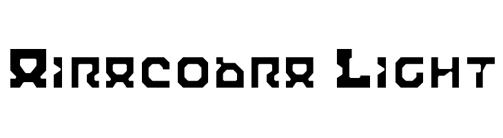 Airacobra Light  baixar fontes gratis