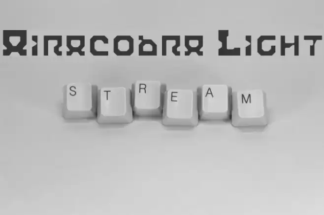 Airacobra Light Font examples