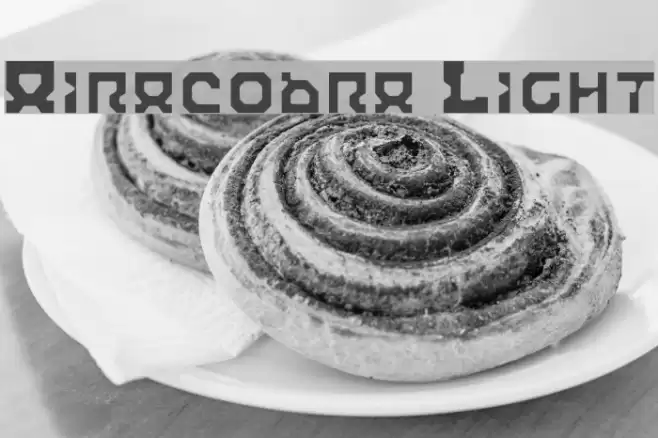 Airacobra Light Font examples