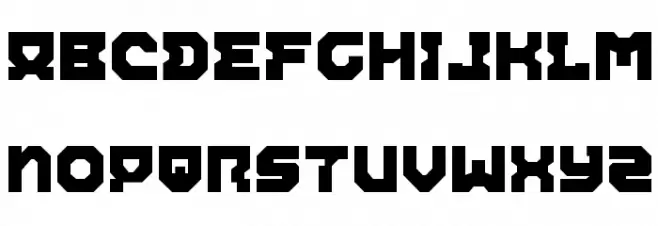 Airacobra Font Litere mari