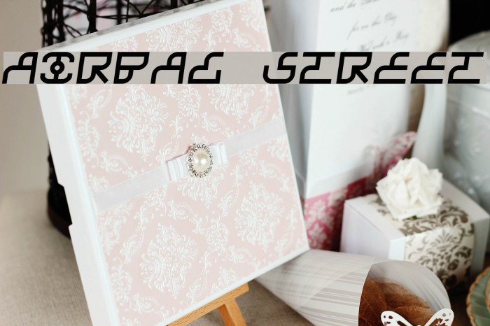 Airbag Street Font examples
