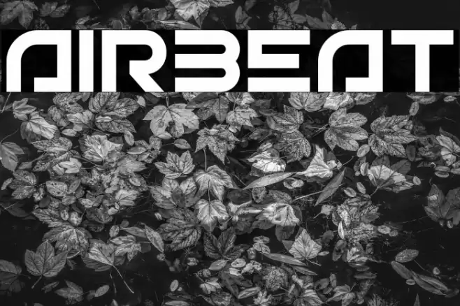 Airbeat Schriftart examples