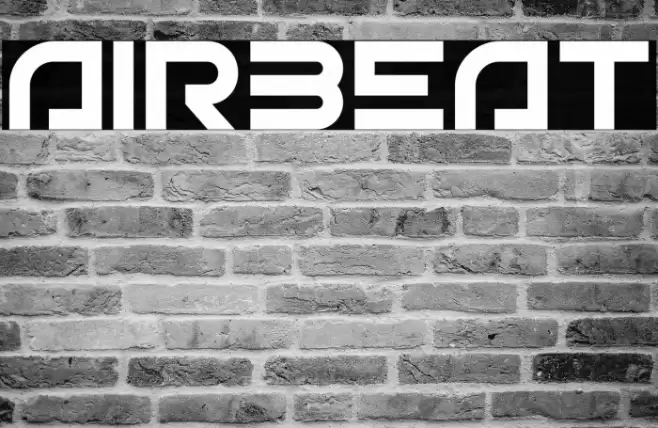 Airbeat Schriftart examples