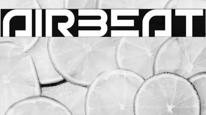 Airbeat Schriftart examples