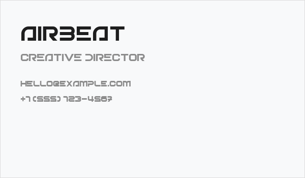 Airbeat Business Card