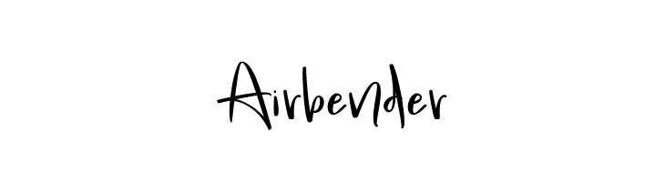 Airbender  font caratteri gratis