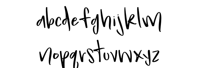 Airbender Font LOWERCASE