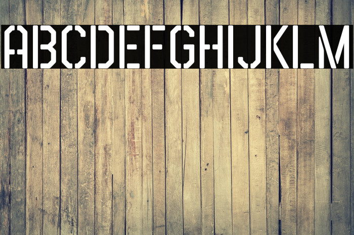 Airborne 86 Stencil Example 1