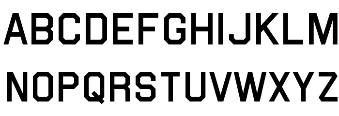 Airborne II Pilot Font LOWERCASE