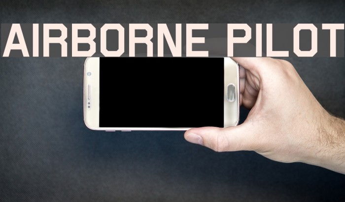 Airborne Pilot Font examples