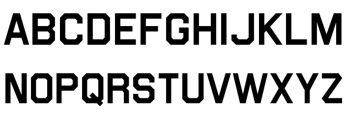 Airborne Pilot Font LOWERCASE