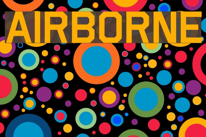 Airborne फ़ॉन्ट examples