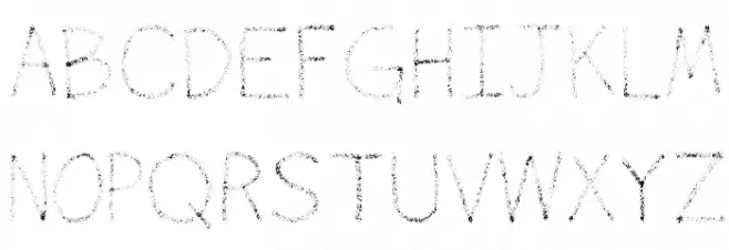 Airbrush Schriftart Groß