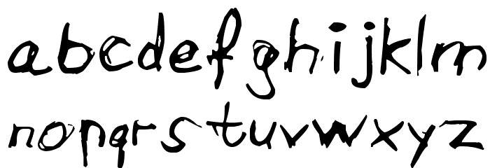 Aircloud Font LOWERCASE