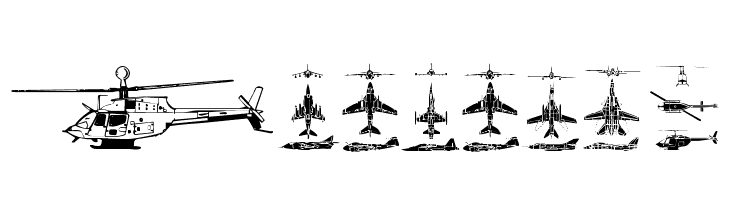 Aircraft Font