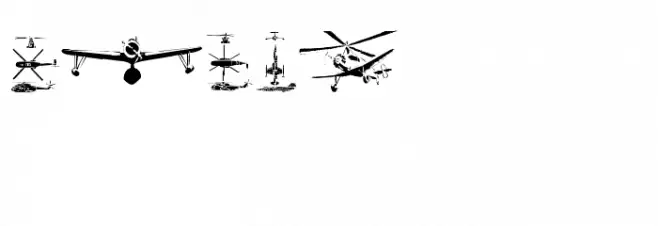 Aircraft1 Font OTHER CHARS