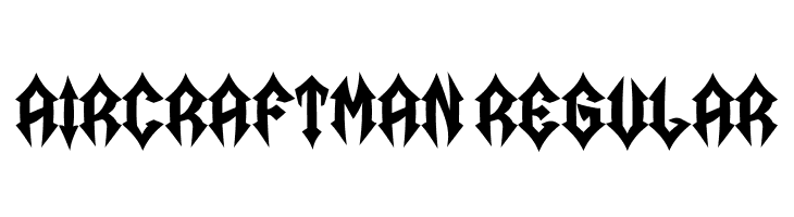 Aircraftman Regular  Frei Schriftart Herunterladen